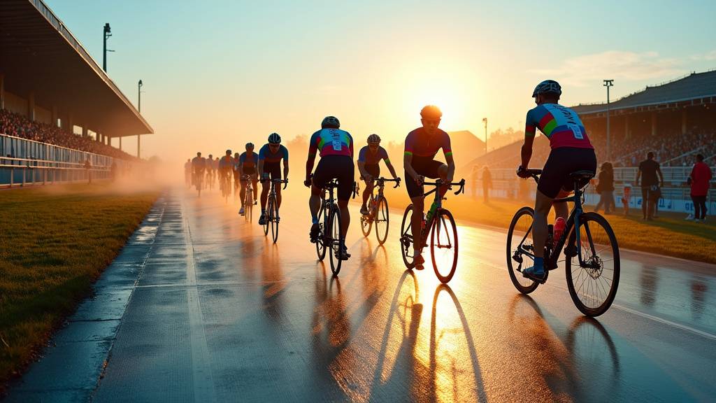 Un athlete remplit un formulaire d'inscription pour une course de duathlon.