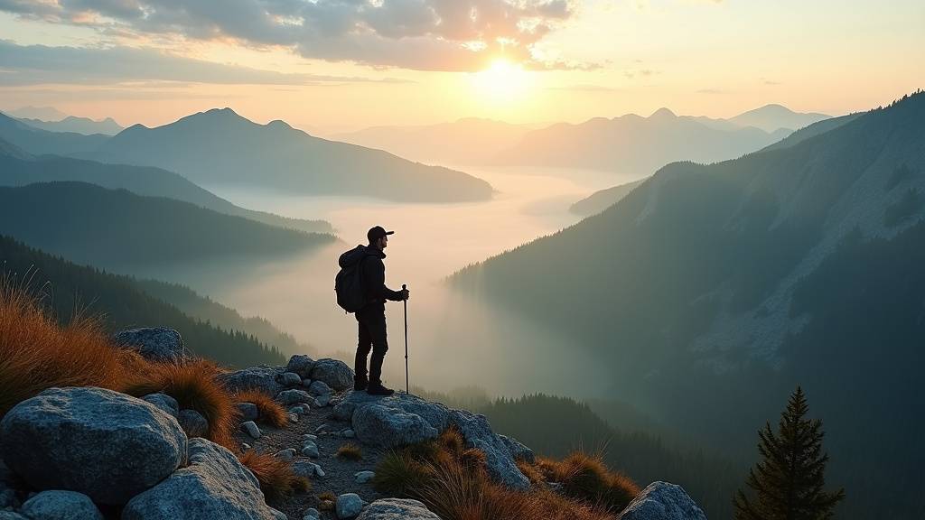 Grimpeur en escalade sur falaise naturelle en plein air