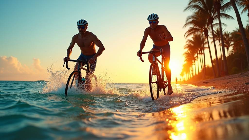 Paysage du Tritour Deltebre : mer, vélo, course