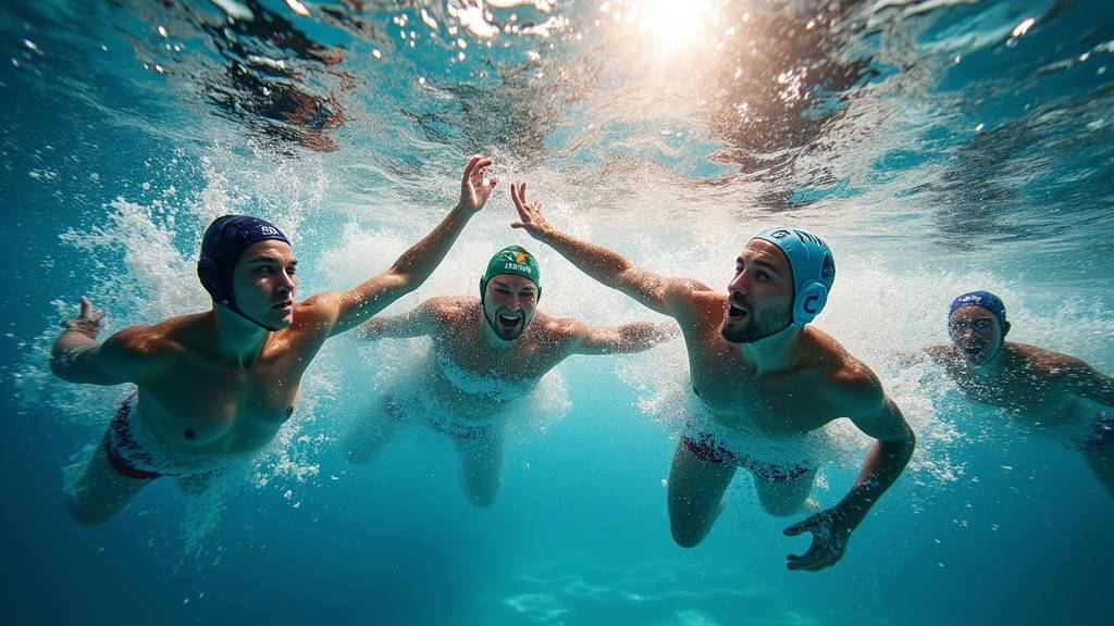 Water-polo sport collectif aquatique